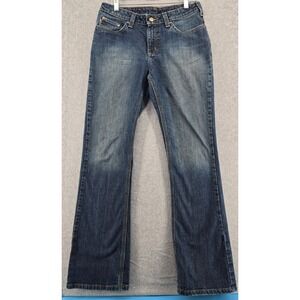 Carhartt Women's Boot Cut Jeans in Dark Blue Wash